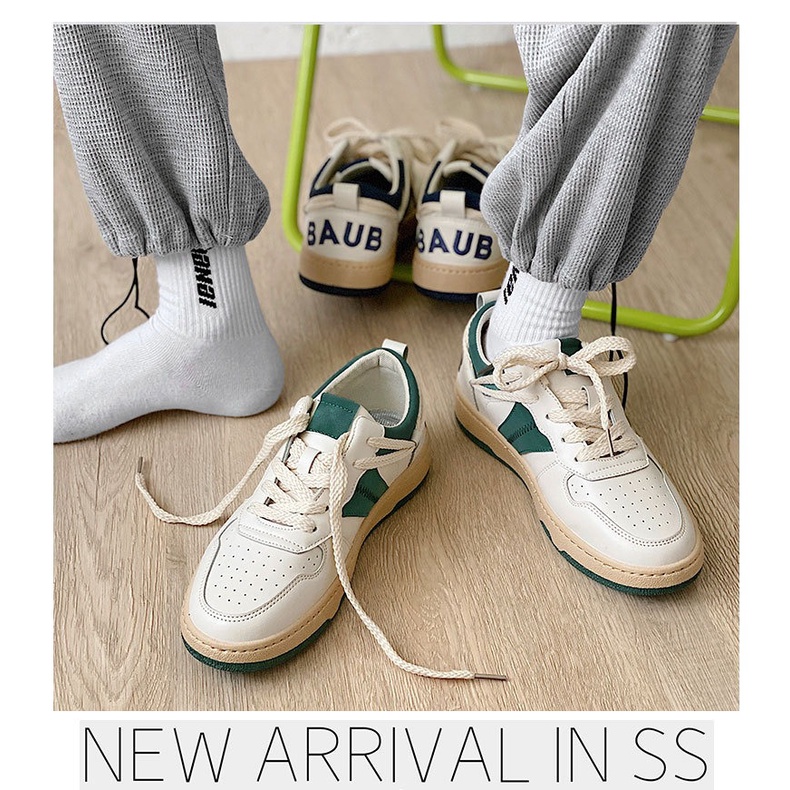 Giày sneaker thể thao da nam cao cấp, đế cao su non đi cực êm phong cách trẻ trung năng động - G09