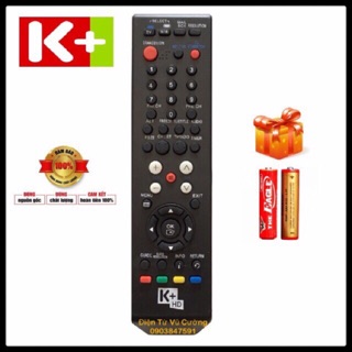 Combo 2 điều khiển đầu thu kt số vệ tinh k+hd