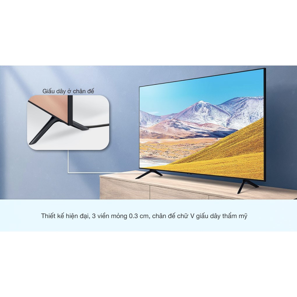 Smart Tivi Samsung 4K 43 inch UA43TU8100 - 4K HD - HÀNG CHÍNH HÃNG