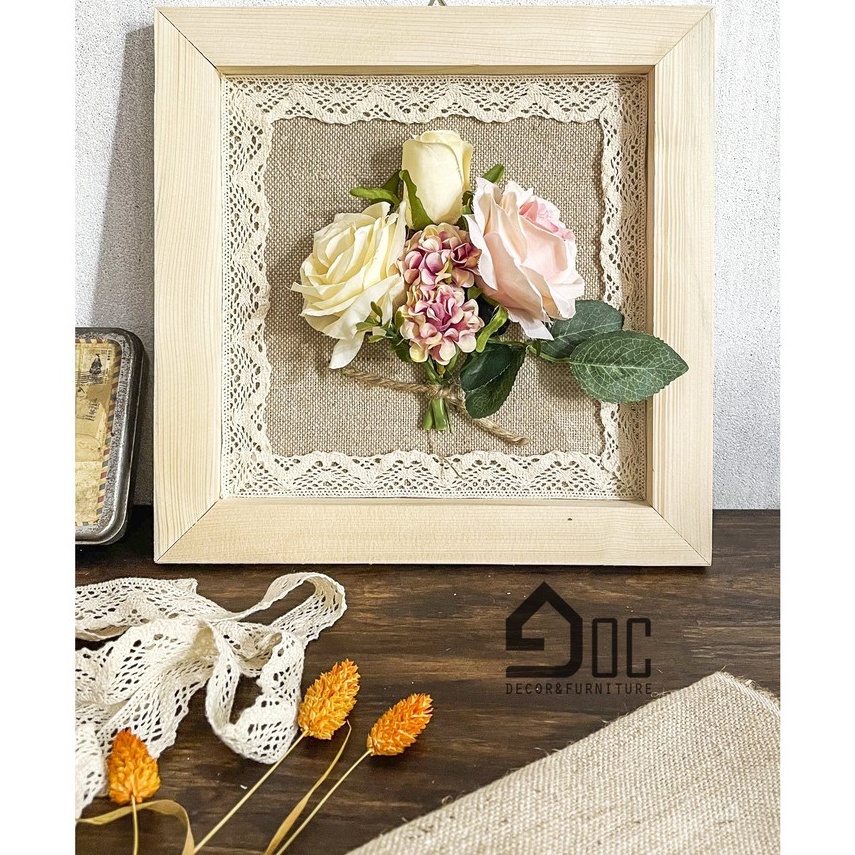 Tranh gỗ vintage treo tường trang trí nhà cửa phòng khách, quán coffee nhà hàng Góc decor