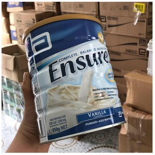 Sữa bột Ensure của úc hộp 850gr mẫu mới nhất