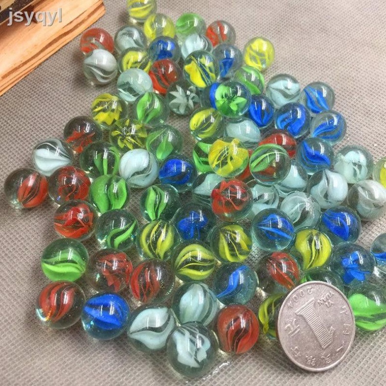 70 viên bi ve thủy tinh 8 khía 1.4 cm