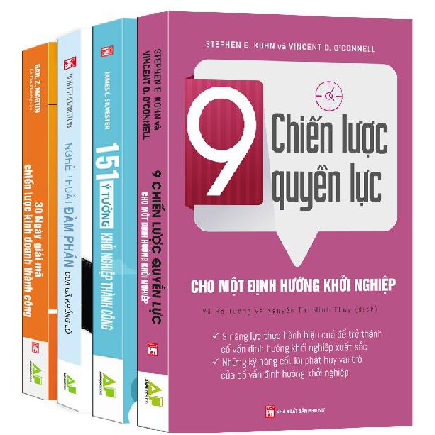 Sách - Combo  Bản Lĩnh Kẻ Tiên Phong  -  Khởi Nghiệp Thành Công (4 Cuốn)