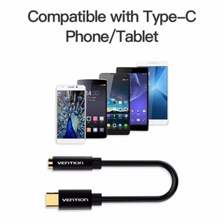 Cáp chuyển đổi Type-C to audio 3.5mm Vention - BGCBA
