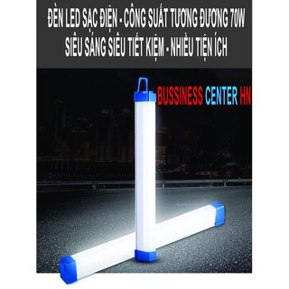 Đèn led tích điện, khẩn cấp sạc điện 40w ánh sáng trắng dùng cho mất điện, cắm trại, bán hàng...