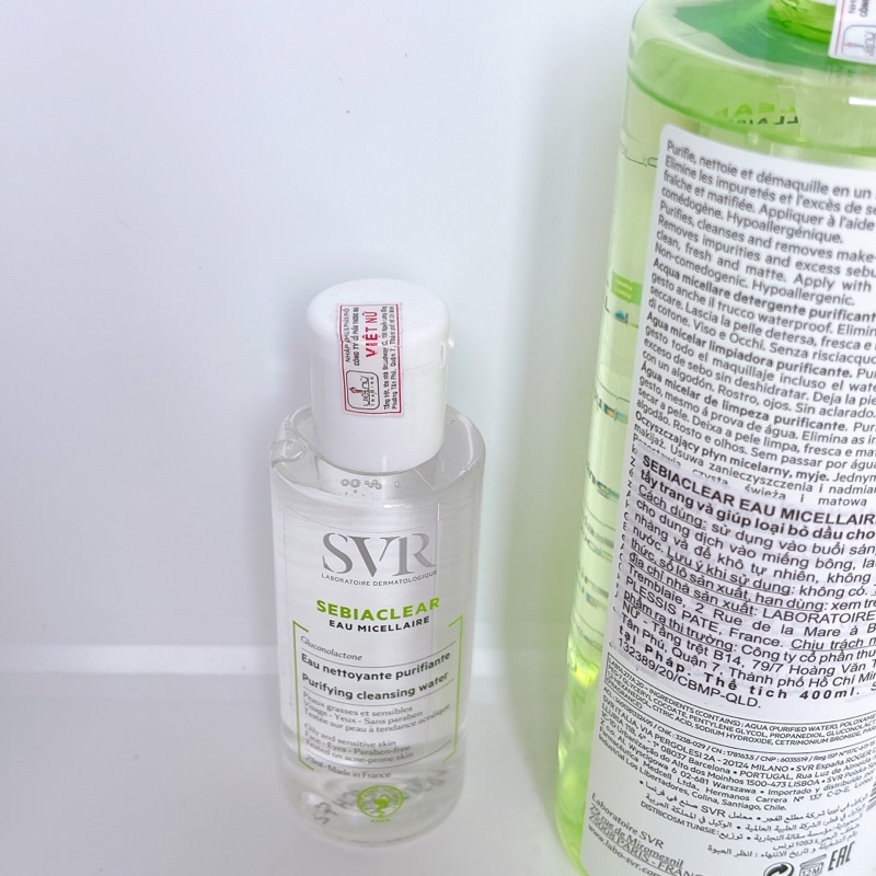 Nước Tẩy Trang SVR Cho Da Dầu Mụn Sebiaclear Eau Micellaire