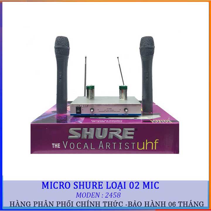 Micro karaoke không dây UT 2458