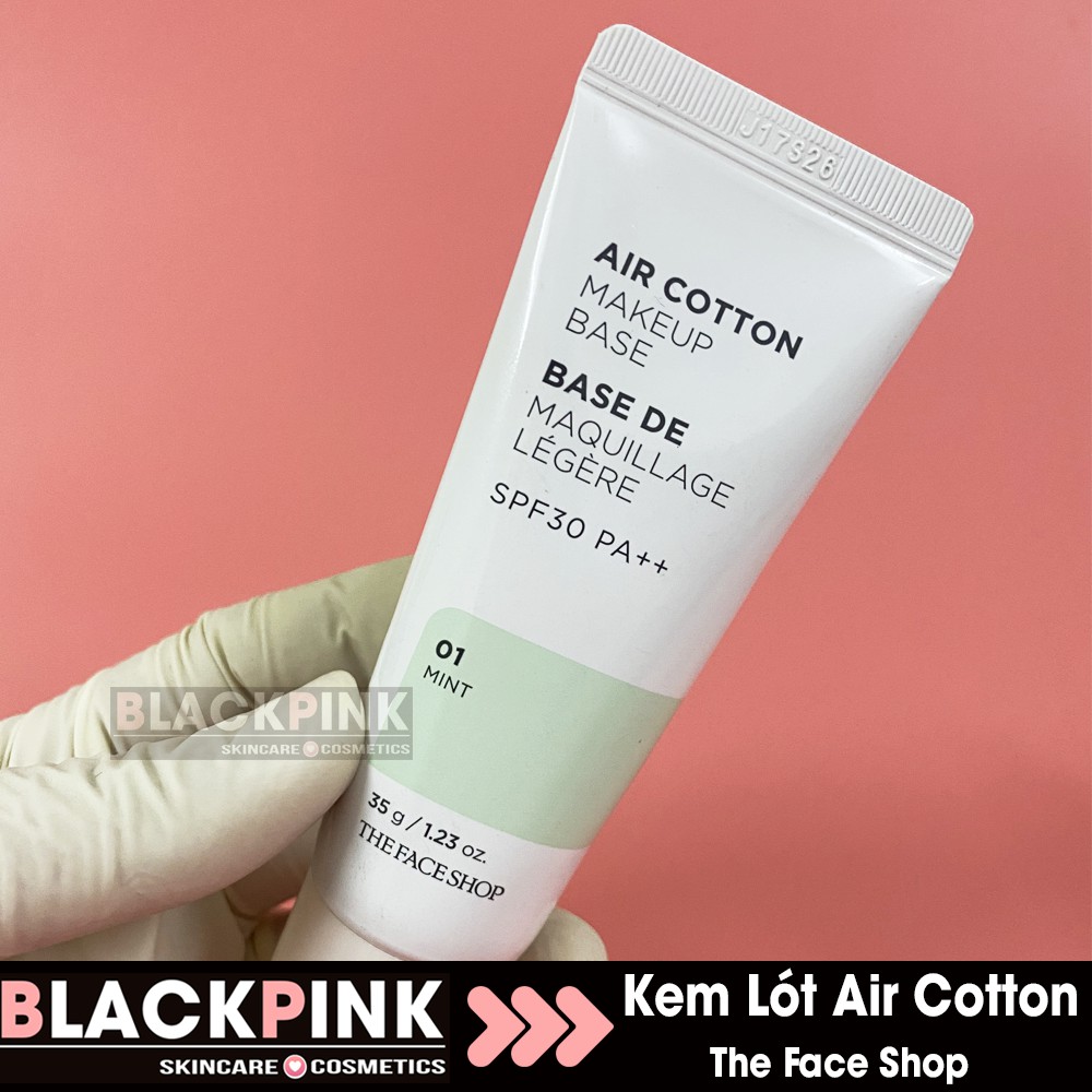 Kem Lót The Face Shop Air Cotton Make Up Base SPF30 PA++ Kiềm Dầu Và Hiệu Chỉnh Tông Da | BigBuy360 - bigbuy360.vn