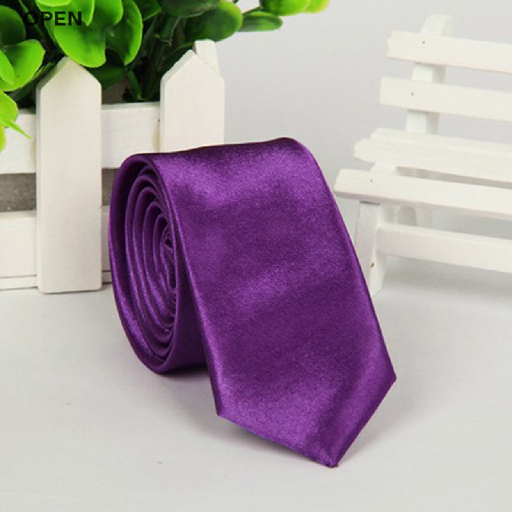 Op Mới Cà Vạt Lụa Jacquard Trơn Cổ Điển 22 Màu Jacquard Dệt Pha Trộn Nam my