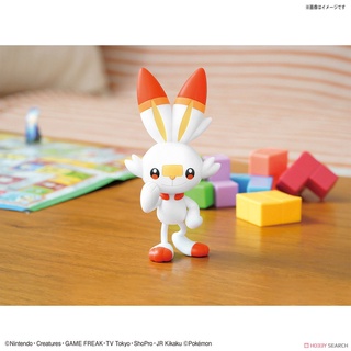 Mô hình lắp ráp Pokemon Plastic Model Collection Quick!! 05 Scorbunny (Plastic model)