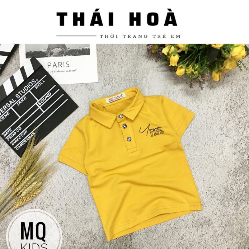 Áo bé trai cổ bẻ CHẤT LƯỢNG áo cổ trụ áo polo 7_16kg chất cotton xịn