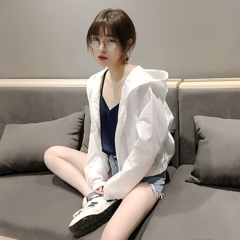 Áo Khoác Chống Nắng Dáng Rộng Phong Cách Hàn Quốc Thời Trang Xuân Hè Siêu Mỏng Size S-3xl