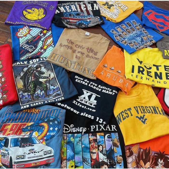 Áo Thun Nam , Áo Thun Mỹ Phông 2hand Hàng Lỗi Cotton Thể Thao Mặc Nhà Siêu Mát Form Rộng Dấu Quần Thoải Mái Unisex