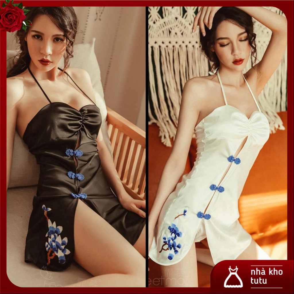 Đầm ngủ Tiểu thư Bến Thượng Hải cao cấp L114
