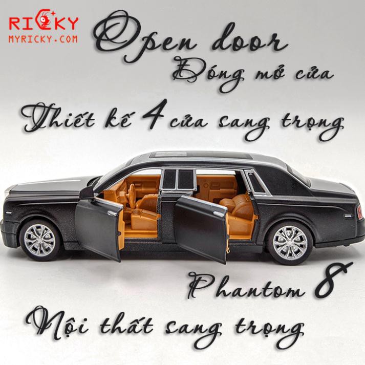 Mô hình Rolls Royce Phantom - tỉ lệ 1:32 - kim loại - đóng mở cửa