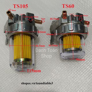 Khóa Dầu, Lọc Dầu (Bình Dầu Con) cho Động Cơ Diesel YANMAR TS, NS, SS Động Cơ Nhật
