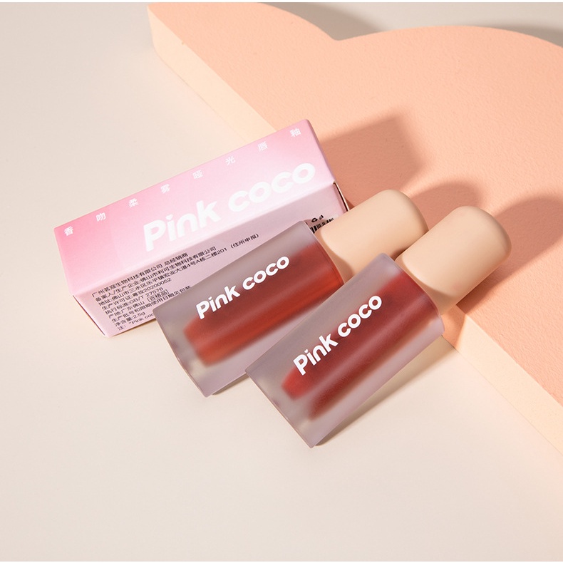 Son Kem Pinkco Màu Trong Suốt Chống Thấm Nước Không Dính