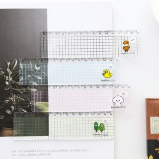 Thước kẻ nhựa cứng cute