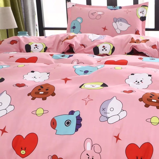 Bộ Chăn Ga gối BT21