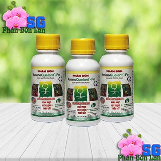 PHÂN BÓN LÁ AMINO FE Chai 100ml - BIẾN LÁ VÀNG THÀNH LÁ XANH Chai 100ml Bổ sung vi lượng sắt