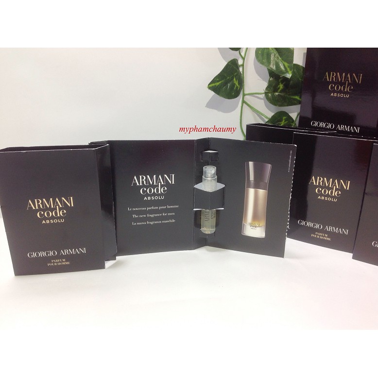 Mẫu thử Nước Hoa Vial Nam Giorgio Armani Code ABSULO