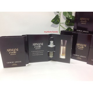 Mẫu thử nước hoa vial nam giorgio armani code absulo