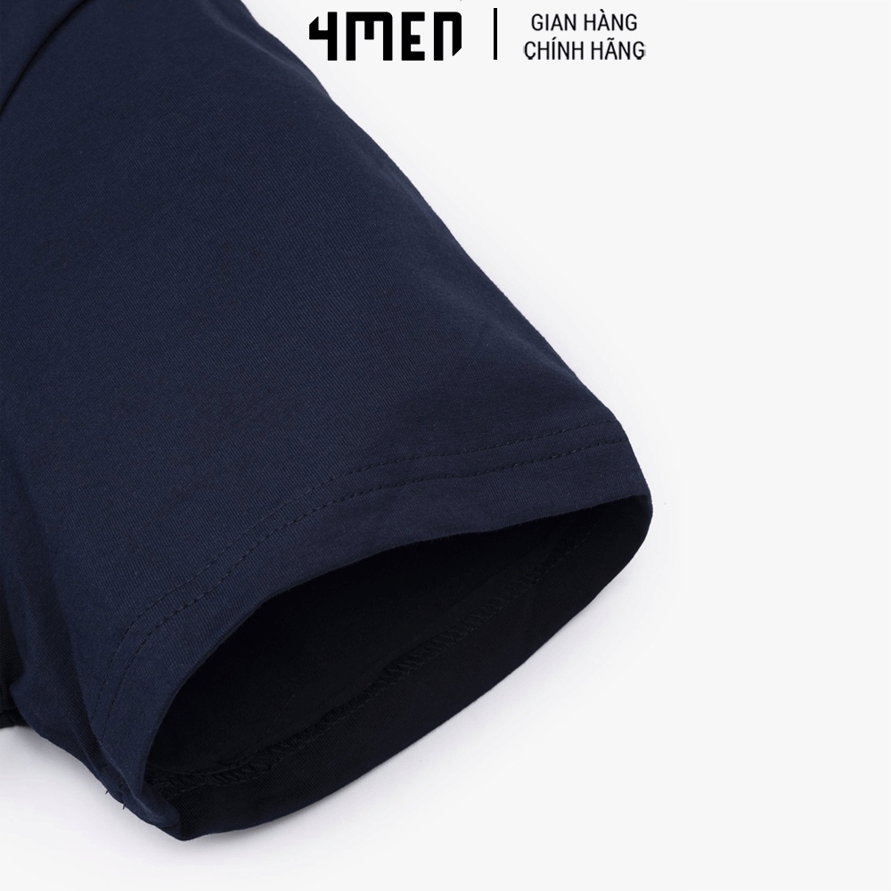 Áo Thun Nam Slimfit Faithfunlness 4MEN AT100 vải cotton thoáng mát, co giãn 4 chiều, form dám ôm gọn, mềm mịn, trẻ trung