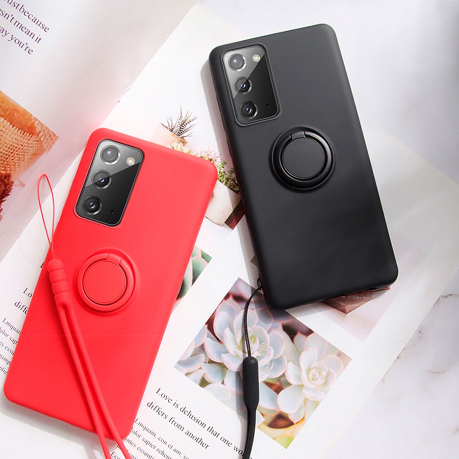 Ốp điện thoại silicon dẻo có giá đỡ nam châm cho Samsung Galaxy S22 Plus Note 10 20 Ultra
