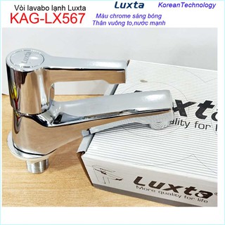 Vòi lavabo lạnh luxta, vòi chậu rửa cao cấp siêu bền kag-lx567-lx568-lx569-lx570