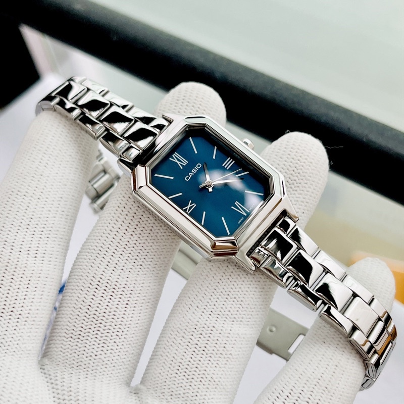 Đồng hồ nữ dây thép Casio LTP E168D E168R