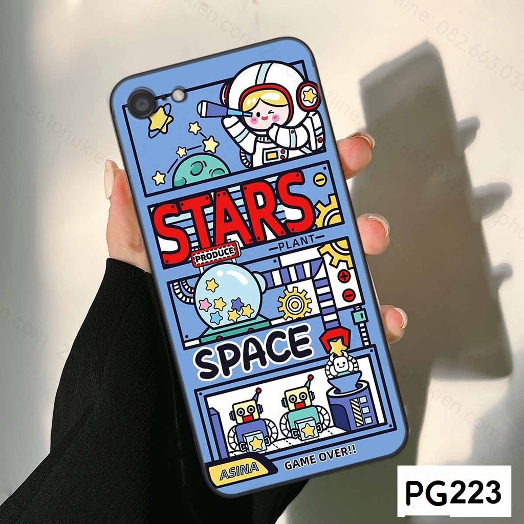 Ốp lưng Oppo A83 / A39 / A71 / F1S / F3 / F3 plus  dẻo in hình phi hành gia, roro jump, điện tử dễ thương sắc nét