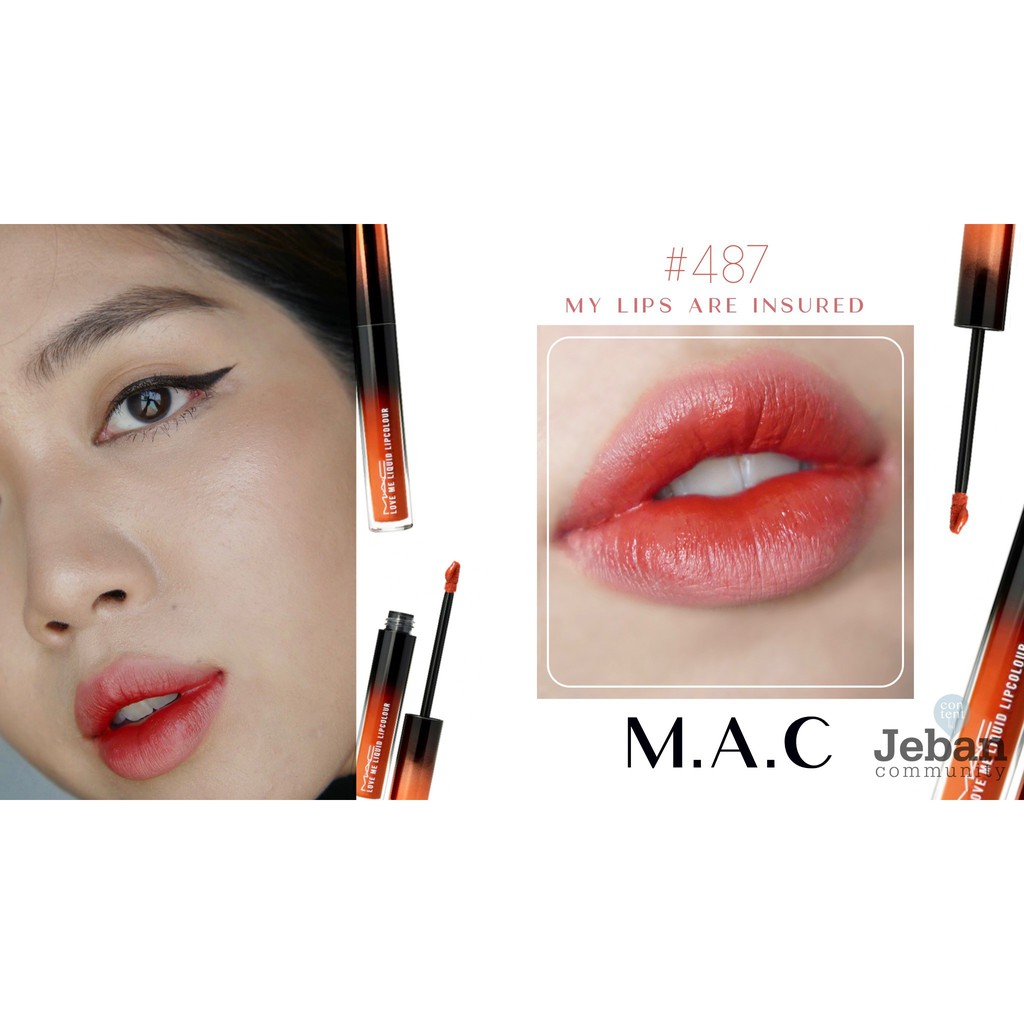 Son MAC kem chứa dưỡng ẩm MAC Love Me Liquid Lipcolour - Liquid Lipstick 3.1ml, Mới ra Mắt 2021