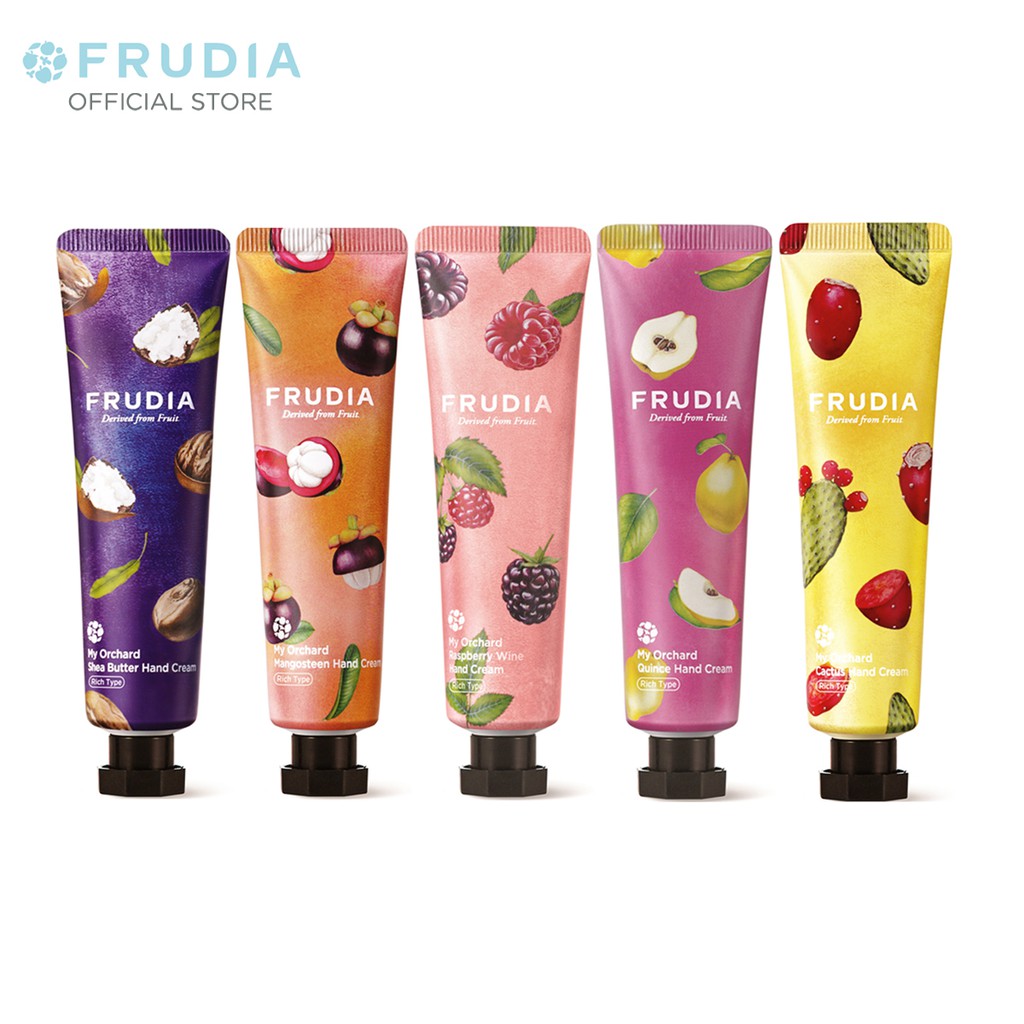 [Mã FMCG8 giảm 8% đơn 250K][Mua 2 giảm 33%]Kem dưỡng tay trái cây Frudia My Orchard Hand Cream Hydration 30ml (5 types)
