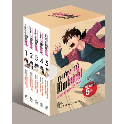Truyện tranh - Boxset Thám tử Kindaichi - Series kỉ niệm 20 năm 1 - Trọn bộ 5 tập - NXB Trẻ