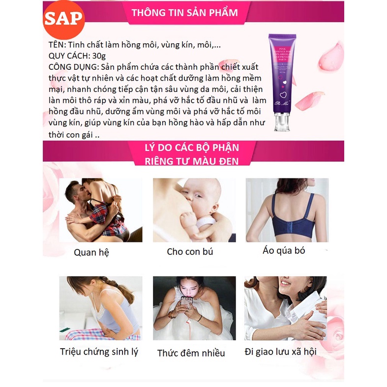 Gel Làm Trắng Vùng Da Dưới Cánh Tay / Môi / Nhũ Hoa BIOAQUA