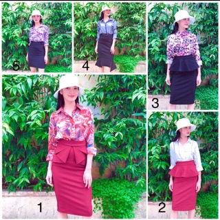 Áo sơ mi tay dài - sơ mi công sở hoạ tiết