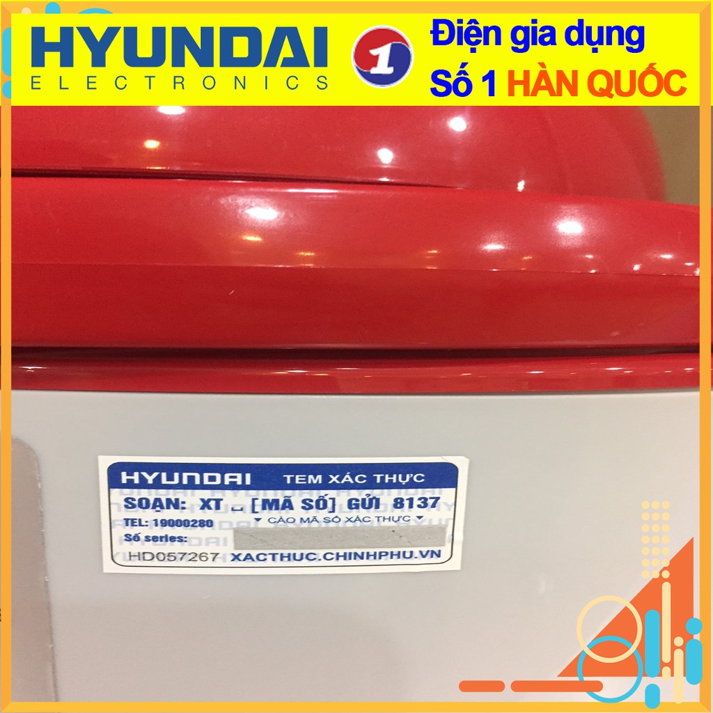 Nồi Cơm Điện Cao Tần  Hyundai Hàn Quốc 1300W HDE2200 1.5L - HDE2201 1.8L Công Nghệ Nấu 4D Whitford