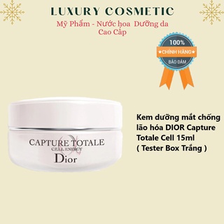 Kem Dưỡng Mắt Chống Lão Hóa Dior Capture Totale Cell 15Ml ( Tester Box Trắng  sản xuất 2019)