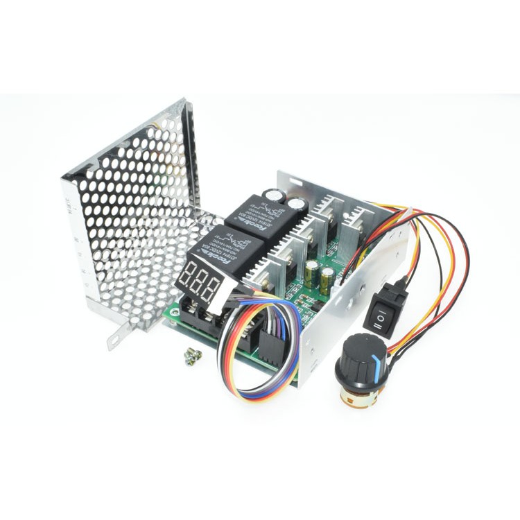 Bộ điều khiển tốc độ động cơ DC hai chiều tiến và lùi với máy đo tốc độ hiển thị kỹ thuật số 40A 12V24V36