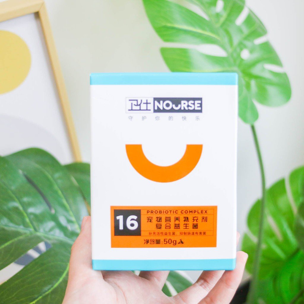 Lẻ 1 gói Men Vi Sinh Nourse 16 Bổ Sung Probiotic Hỗ Trợ Tiêu Hoá Cho Chó Mèo