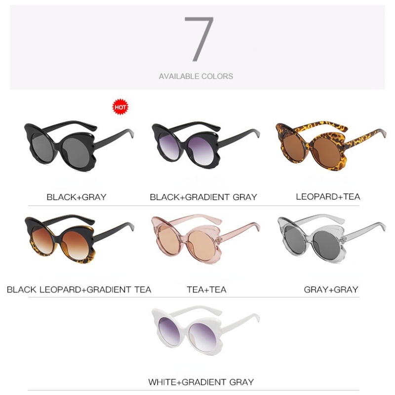 Kính Mát Gọng Lớn Hình Bướm Phong Cách Retro Thời Trang Phương Tây