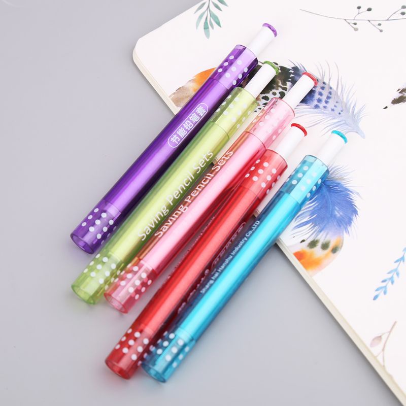 Set 2 Giá Đỡ Bút Chì Vẽ Nối Dài Tùy Chỉnh Tiện Dụng Cho Trường Học