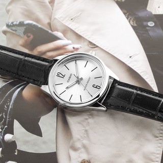 Đồng Hồ Nữ Dây Da Casio LTP-V005L-7BUDF
