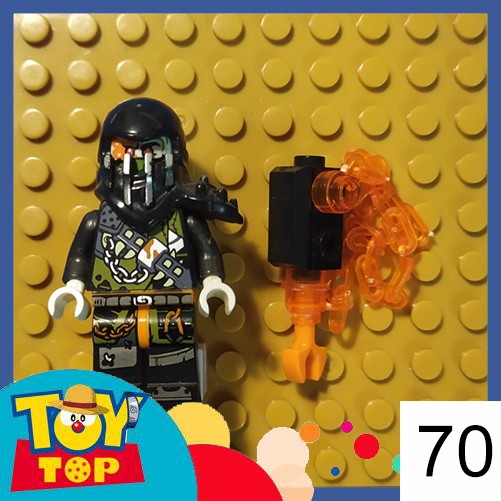 [Một con] Non - lego Ninja : Minifigure Ninjago hàng cũ 2nd tổng hợp 4 ( ảnh nào có vũ khí sẽ có kèm vũ khí nha)