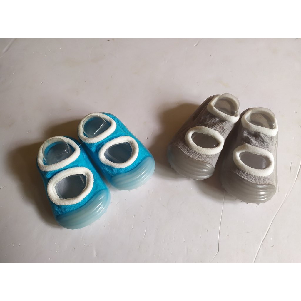 Giày bún dư xịn xanh xám cho bé
