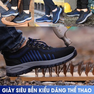 Giầy Bảo Hộ Lao Động GB03 Phong Cách Thời Trang, Giày Chống Giẫm Đinh