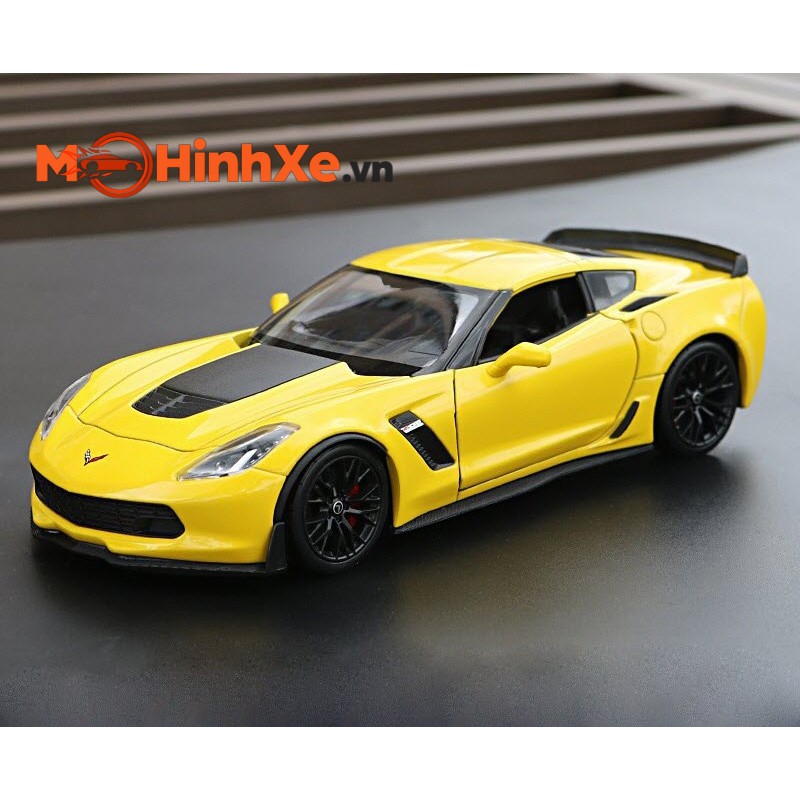 MÔ HÌNH XE CHEVROLET CORVETTE Z06 2017 1:24 WELLY-FX