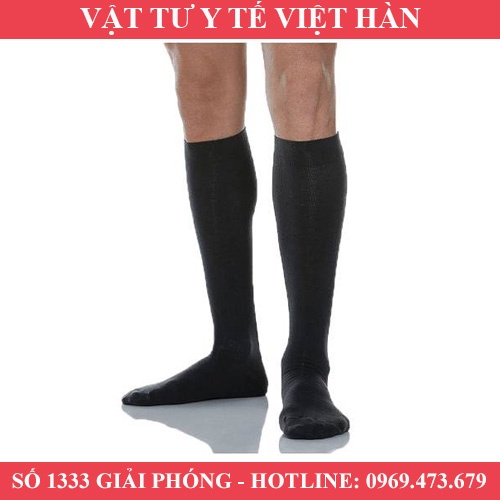 VỚ Y KHOA PHÒNG NGỪA SUY TĨNH MẠCH CHO NAM, DẠNG GỐI, BÍT NGÓN - COTTON - ART.820 - NHẬP KHẨU TỪ ITALY
