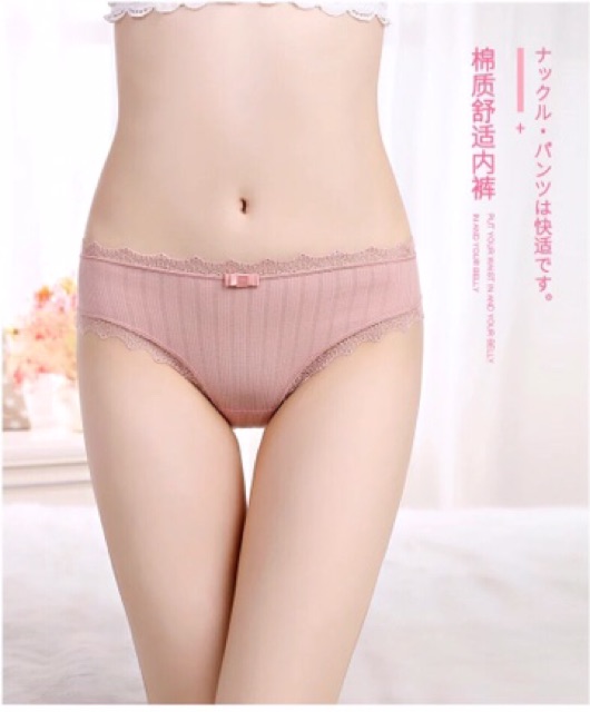 QUẦN COTTON TĂM PHỐI REN NƠ XINH 3333 | BigBuy360 - bigbuy360.vn