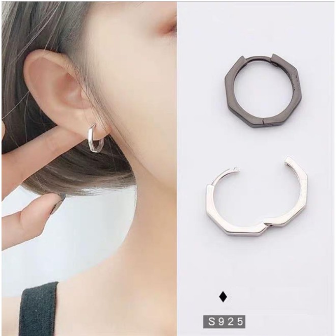 Khuyên titan bát giác gập đúc siêu cá tính UNII66